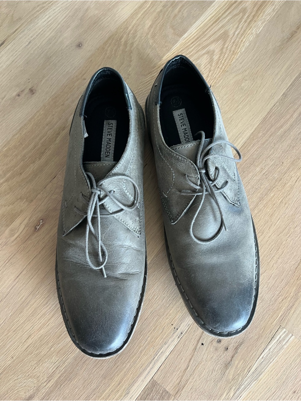 Steve Madden Men's Gray Suede Dress shoes